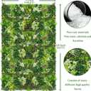 ODTORY Artificial Plant Wall Panels: 70"120" UV-Anti Faux Grass Wall Backdrop Boxwood Ivy Fence Privacy Screen Fake Greenery Leaf Hedge for Outdoor,Indoor,Garden,Backyard and Home Decor