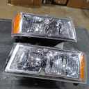 2 x Headlights Tail Lights Combo Compatible with 2004-2012 Chevy Colorado/GMC Canyon, 2006-2008 Isuzu I-Series - Headlamp Taillight Replace GM2502234, GM2503234 and GM2801164, GM2800164
