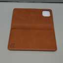 SUANPOT for iPhone 13（NON 13Pro）6.1 inch 5G with RFID Blocking Wallet case Credit Card Holder,Flip Book PU Leather Phone case Shockproof Cover cellphone Women Men for Apple 13 case Wallet Light Brown