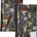 Cotton Kitchen Towels Set of 2 - Cute Design 1626 Inch Dish Towels for Kitchen with Hanging Loop Mushroom Quick Dry Hand Towels Soft & Absorbent, Home Decorative, Terry Cloth Tea Towels