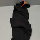 Tankaneo Womens Oversized Long Sleeve Shirts V Neck Tshirts Casual Loose Fit Tunic Tops for Leggings with Thumb Holes (X-Large, Black)