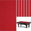 Billiard Cloth, 8.53ft Pool Table Felt Cloth for 8ft Pool Tables, Billiard Protector with 6 Cloth Strips Used for Home, Clubs, Bars