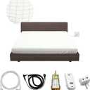 Grounding Fitted Sheet Kit Connect to The Earth's Energy 18inch Depth Pocket Grounding Bed Sheets for Earthing, Queen