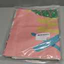 Pink Christmas Decorations Pillow Covers 18x18 Set of 4 Christmas Throw Pillow Covers, Holly Jolly FA La La Xmas Winter Holiday Linen Cushion Case for Home Sofa Couch Bed Chair Decor