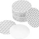 PATIKIL 83mm/3.27" Foam Lid Liner, 100 Pack PS Foam Resistant Tamper Pressure Sensitive Seal for Bottle Cap Liners Seals
