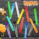 400PCS Halloween Party Favor, Halloween Bubble Wands for Kids, Halloween Trick or Treat Toys, Goodies Bag Fillers, Pinata Fillers, Mini Bubble Wands for Party Supplies