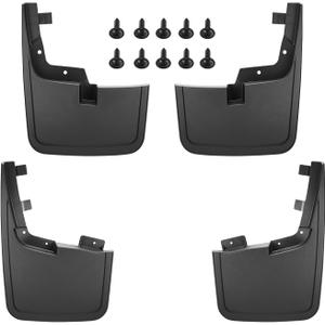 SPEEDWOW 2015-2020 F-150 Mud Flaps Splash Guards Tire Protector No Need to Drill Holes(Set of 2)
