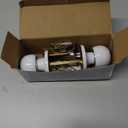 uxcell Privacy Door Knob, Round Shape Door Knobs, Zinc Alloy Door Knob, Modern Design Door Hardware, Interior/Exterior Door Knob for Bedroom and Bathroom, Easy Installation, White (40mm-60mm)