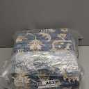 zesthome 7x9 Area Rug, Super Soft Washable Rugs for Living Room, Non-Slip Stain Resistant Vintage Rugs, Ultra-Thin Large Area Rugs (Blue/Beige,7'x9')