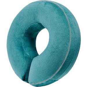 Inflatable Reflective Dog Cone Collar Alternative After Surgery,Doggie Recovery Dount Neck Ecollar,Adjustable Soft Dog Cone Collar for Small Medium Large Dogsm, Light Blue, Medium 10.5"-13"