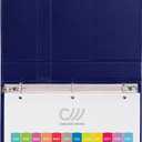 4 x Avery Jan-Dec Customizable Table of Contents Dividers for 3 Ring Binders, 12-Tab Set, Multicolor, 1 Set (11847) (One Size)