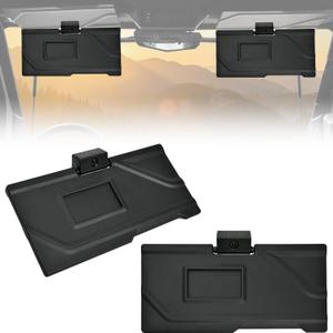 SAUTVS Sun Visors for Polaris Ranger XD 1500 Premium/Northstar 2024 2025 Accessories, PP Anti-Glare Visor Extension Sun Shield Blockers with Adjustable Angle, Replace OEM #2890571, 2PCS