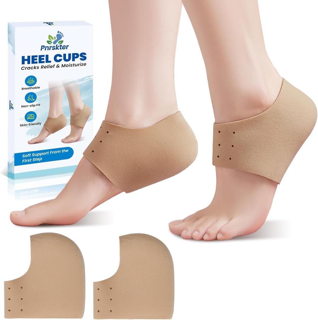 Pnrskter Plantar Fasciitis Gel Heel Protectors  2 Pcs
