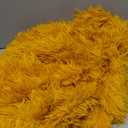 Bean Bag Cover (No Filler), Soft Faux Fur Stuffed Animal Bean Bag Storage, Fluffy Plush Bean Bag Chair Cover Washable, Comfy Bean Bag Covers for Adults Kids Teens, 38"x40" Harvest Yellow