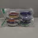 SUNLU 3D Printer Filament Bundle Multicolor PETG Filament 1.75mm, Individually Vacuum-Sealed, 2kg in Total, 0.25kg per Spool, 8 Pack, Black+White+Red+Klein Blue+Green+Yellow+Sunny Orange+Lavender Purple