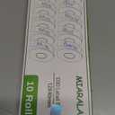 1600 Pcs MIARALA D30 Label Tape 12mm40mm(0.47"x1.57"), Colored D30 Label Maker Tape, Self-Adhesive Label Tape for D30 Printer, 10 Rolls