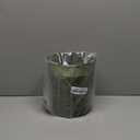 Anyoifax Small Trash Can Plastic Wastebasket 1.5 Gallon Round Garbage Container Bin for Bathroom, Bedroom, Kitchen, College Dorm, Office, Craft Room - Clear & Green