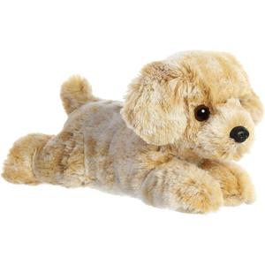 Aurora Adorable Mini Flopsie Rusty Retriever Stuffed Animal - Mini Companions Ready for Playful Adventures - for Kids All Ages, Toddlers, Adults, and Families - Brown 8 Inches