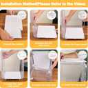 XANGNIER Baby Bottle Organizer, Clear Baby Bottle Storage Organizer for Countertop and Cabinet, with Drying Rack and Hook, Space-Saving, Multifunctional Station Organizers Accessories