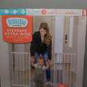 Toddleroo by North States StepSafe Extra-Wide Auto-Close Gate White