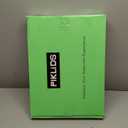 Toilet Seat, Slow Close, Premium Moulded Wood, Quick Release, White Ash Grain Look, PIKLiDS, Laminated Woodgrain Finish (Round)