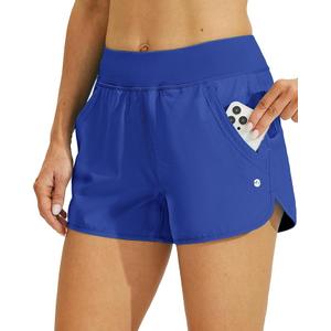  Quick Dry Swim Board Shorts with Brief Liner UPF 50+ Swimming Bottoms Trunks
 Size 16