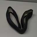 LKWLIKEI Nappa Premium Leather car Steering Wheel Cover, Non-Slip, Breathable, Universal 15 inches (red Blue line)