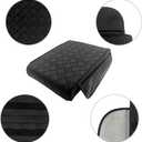 Car Armrest Cushion, Console Covers for SUV, Car Center Console Cover, Arm Rest Cover for Car, Long-Lasting, Soft and Comfortable, Suitable for Most Cars (Black)