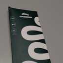 Trideer Stretching Strap for Physical Therapy & Home Rehab, Non-Elastic Yoga Stretch Strap with Loops for Mobility, Yoga & Pilates Stretching (Black)