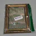 5x7 Vintage Gold Picture Frame, Ornate Antique Photo Frame 5 x 7 with HD Glass, Retro Decorative Frame for Tabletop or Wall Display, Classic Home Dcor - 1 Pack