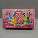 Princess Dress Up Clothes for Little Girl Role Play Costume Gift Set Princess Dress Up Toys for Toddler Girls (Purple)