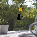 Cat Memorial Gifts for Loss of a Cat, Suncatchers for Stained Glass Window Hangings,Loss of Pet Sympathy Gift for Women
