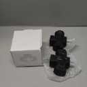 2 Pack Outdoor Plug Outlet Splitter, 3 Way Outlets Power Extender with Safe Cover, Heavy Duty Waterproof Multi Plug for Holiday Decorations, Indoor/Outdoor Use, 1875W/15A, ETL Listed, Black