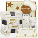 LYHOME Gift Basket for Women,Unique Birthday Gifts for Women, Best Friend Birthday Gifts Encouraging Care Package for Recovery,Cozy Blanket & Self-Care Essentials