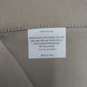 OWENIE Sally Stone Short Blackout Curtains for Bedroom Living Room 45 Inch Length 2 Panels Set, Solid Energy Saving Insulated Bathroom Window Treatment Curtains Blackout Drapes, W40 x L45, Stone