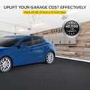 Garage Floor Tiles Interlocking Garage Flooring Tiles Pack of 48 Antislip Oil and Stain Resistant for Garages Shop Floors Basements 40000 LBS Load Capacity (Black, 12 inch x 12 inch, Non Drain Tiles)
