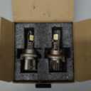 FAHREN 9008 Light Bulbs 50000LM 900% Brightness, 6500K White Super Bright, 1:1 9008 Mini Size Fog Lights No Adapter Required Plug & Play Non-Polarity, Canbus Ready, IP68 Waterproof, Pack of 2