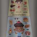 Blue Panda 2 Pack Educational Wood Peg Anatomy Puzzle Toys for Kids Game, Human Body Parts