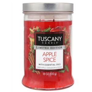 Tuscany® Limited Edition Apple Spice Scented Jar Candle