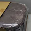 GORILLA GRIP Slip Resistant Tufted Chair Cushions, No Ties Required, Set of 6 Memory Foam Pads for Dining Room, Kitchen Table, Office, Rocking Chairs, Plush Seat Cushion Pad, Home Decor, 16x17, Brown