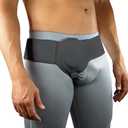 Adjustable Hernia Belt Truss for Men and Women - 30" to 55" Waist Support with Removable Compression Pads, Durable 2" Elastic Band & 8" Hook and Loop, Comfortable for Inguinal and Umbilical Hernia Recovery