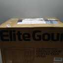 Elite Gourmet ETO-4510M French Door 47.5Qt, 18-Slice Convection Oven 4-Control Knobs, Bake Broil Toast Rotisserie Keep Warm, Includes 2 x 12" Pizza Racks, Stainless Steel