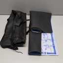 Large Blue Mahjong Mat (31.5 x 31.5) with Black Carrying Bag, Anti-Slip, Noise-Reducing Table Cover for Mahjong, Poker, Board Games, Dominoes, and Card Games