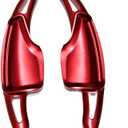 HIGH FLYING 2pcs Interior Accessories Steering Paddle Shift DSG Extensions Red for Chevy Chevrolet Camaro 2016-2022, C7 Corvette 2014-2019