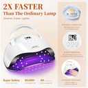 NAIL POLISH KIT with U V Lamp and Drill Starter Kit 36 Colors Gel Nail Polish Nail Art Gel Manicure Kit