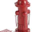 16.5" H Metal Fire Hydrant for Dogs to Pee On, Vintage Dog Fire Hydrant Pee Post for Outdoor Decor