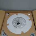 Fandelier Ceiling Fans with Lights and Remote Control Crystal Chandelier Ceiling Fan for Bedroom Living Room, LED Dimmable, 6 Speeds, Reversible DC Motor,Gold