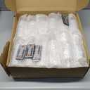 Flickering Flameless LED Candles, Battery Operated Candles 24 Pcs with Embedded Star String, Acrylic LED Pillar Candles with Remote, Suitable for Home Decoration to Create an Atmosphere (White)