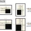 upsimples 17x23 Picture Frame, Wall Decor Poster Frames, Black 1 Pack