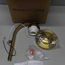 Wall Sconces Lights Lamp for Bedroom Bathroom, Modern Vanity Light Fixtures, Gold Farmhouse Wall Mount Lighting Lanterns with Glass Shade for Living Room Mirror Hallway Kitchen (1 Pack)